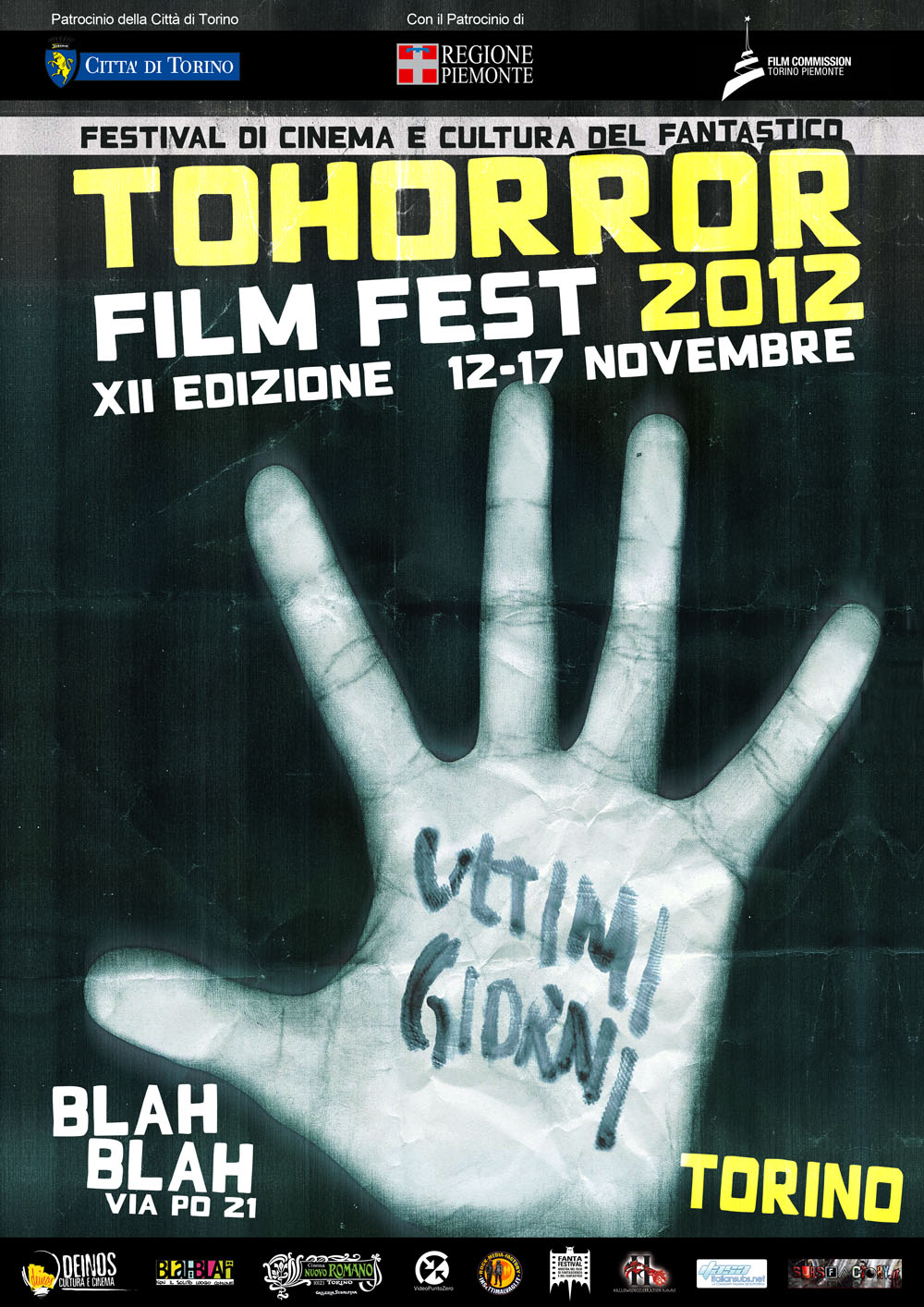 I titoli del ToHorror Film Fest 2012