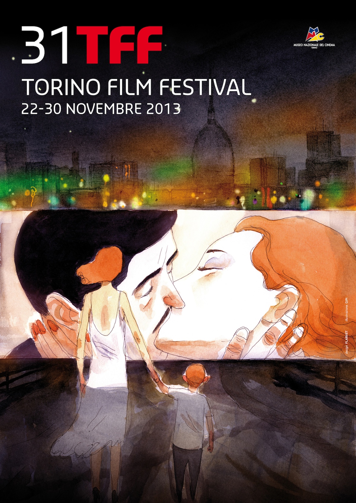 Il manifesto del 31° Torino Film Festival disegnato da Gipi #TFF31