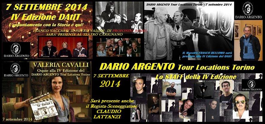 Un sacco di ospiti per la quarta edizione del Dario Argento Tour Location Torino #DAtlTO14