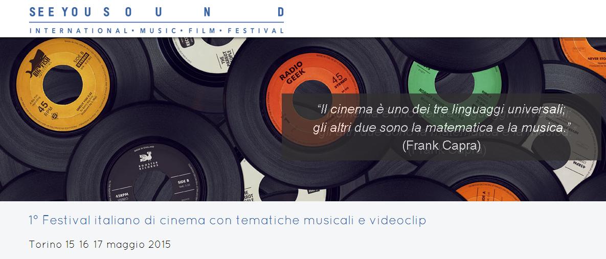See You Sound, nasce a Torino il primo festival dedicato al cinema musicale