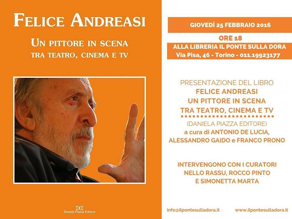 Il libro su Felice Andreasi presentato a Torino