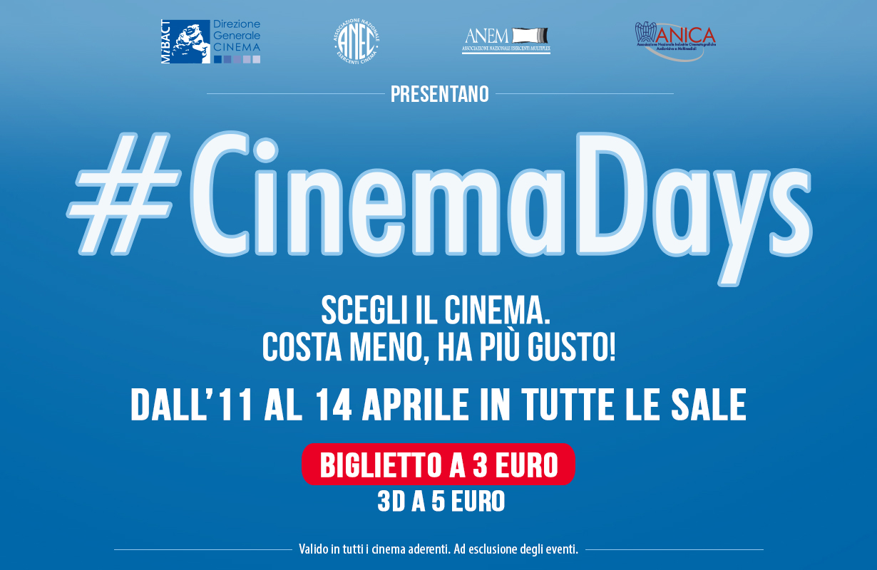 Le sale in Piemonte che aderiscono ai #CinemaDays