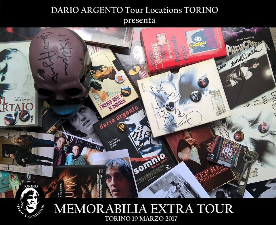 Extra Tour a marzo per il Dario Argento Tour Locations Torino
