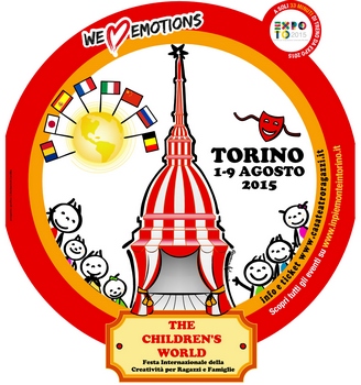 Dal primo al 9 agosto a Torino The Childen’s World festa internazionale di creatività per ragazzi e famiglie