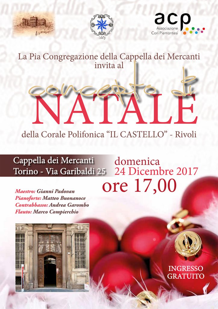 Concerto di Natale 2017 Cappella dei Mercanti