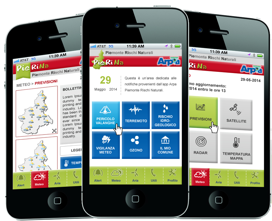 PieRiNa, l’app per avere a portata di smartphone le emergenze del Piemonte