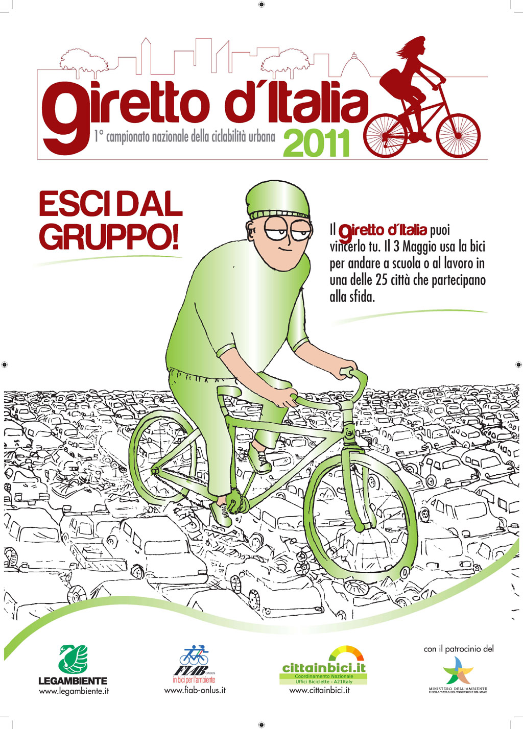 Giretto d’Italia, il campionato nazionale della ciclabilità urbana il 9 maggio anche a Torino