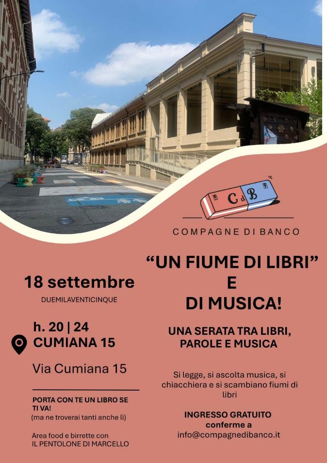 Fiume di libri per la città