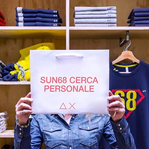 Sun68 cerca personale per il negozio nel centro di Torino