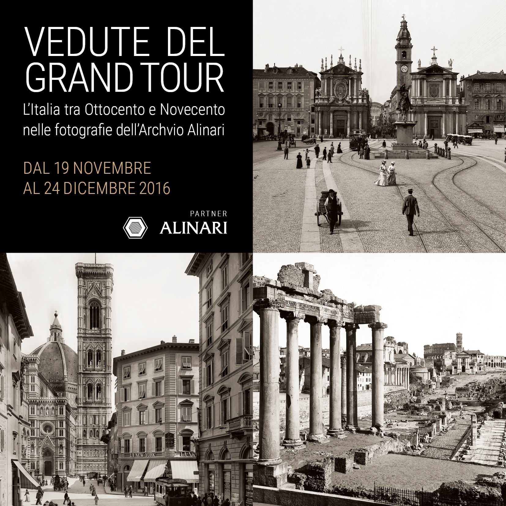 Apre a Torino RoccaVintage  la prima galleria dedicata alla fotografia d’epoca con una mostra dedicata alle foto d’epoca del Grand Tour d’Italia