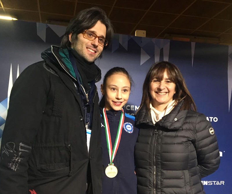 La torinese Lucrezia Beccari è la nuova campionessa italiana junior di pattinaggio artistico.