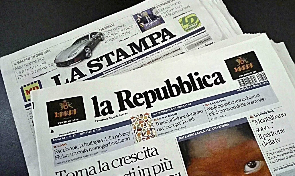 Cessione La Stampa e Secolo XIX a Repubblica e cessione quote RCS da Agnelli – Osservatorio Commenti